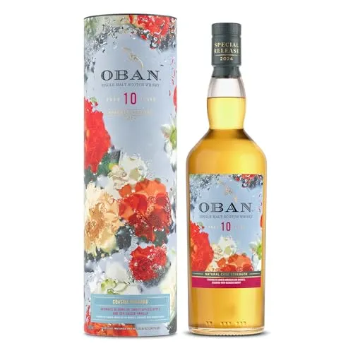 Oban Coastal Orchard 2024 - 10 Jahre Single Malt Scotch Whisky, 58% vol - Whisky: Eine aufregende Interpretation mit fruchtigen und würzigen Noten, ideal für besondere Anlässe und Genussmomente.