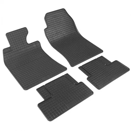 PETEX Gummimatten für One/Cooper ab 09/2001 - 4-teiliges Set aus Passformmatten mit hohem Rand für optimalen Schutz, rutschfester Rückseite und schadstoffgeprüft in Erstausrüstungsqualität - ideal für saubere Fußräume.