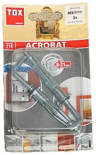 TOX Acrobat M5/ 52mm Metall Hakendübel Project 216 VPE 2 Stück