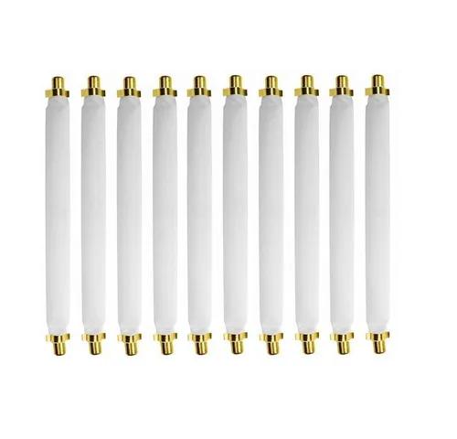 ARLI Fensterdurchführung selbstklebend 20cm vergoldet für Sat TV HD 4K TV-Kabel, Anschluss, F Buchse / Kupplung (20 cm)