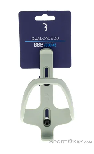 BBB DualCage 2.0 composite Flaschenhalter-Hell-Grün-One Size