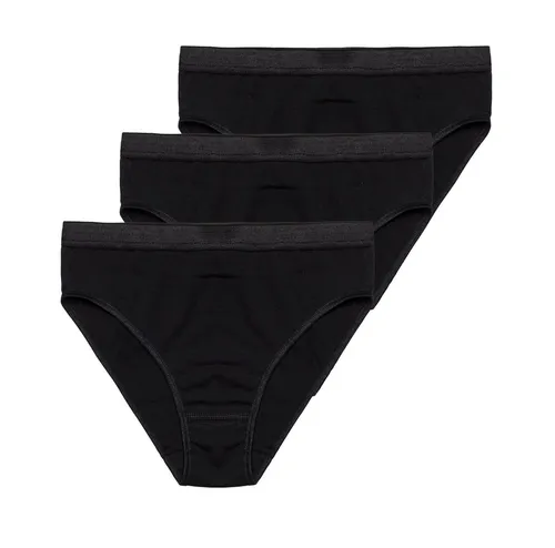 HAASIS Bodywear 1919 Slip 55351670-schwarz (Packung, 3-St., 3er Pack) hochwertige Mädchen Slips in optimaler Passform