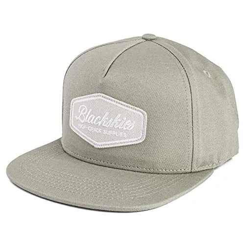 Blackskies® Oasis Snapback Cap – Stylische Baseballmütze für Damen und Herren - Schlichte Salbeigrün-Grau Basecap mit verstellbarem Verschluss. Ideal für Surfer und Skater, bietet Komfort und Stil für jeden Anlass. Hochwertige Materialien garantieren Langlebigkeit und einfachen Pflege.