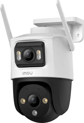 Imou Cruiser Dual 2 Pro 4+4 MP WLAN Überwachungskamera - Überwachungskamera mit 8 MP Auflösung, smartem Tracking und Nachtsichtfunktion – ideal für umfassende Sicherheit und Überwachung, auch bei Dunkelheit.