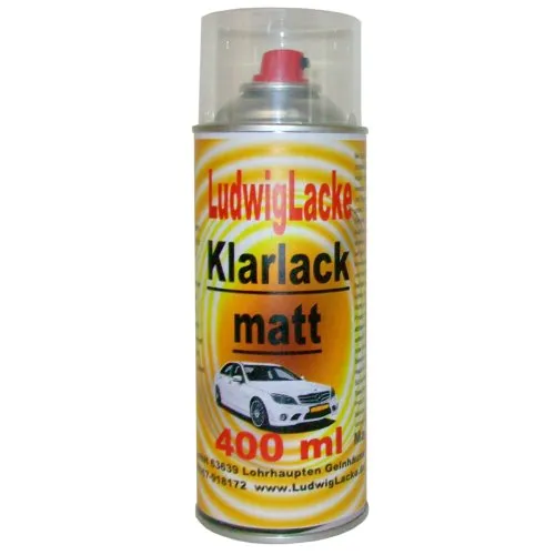 LudwigLacke Klarlackspray matt 400 ml - Sprayfarbe für Mattlackierungen, ideal für kreative Projekte und bietet einen langlebigen Schutz.