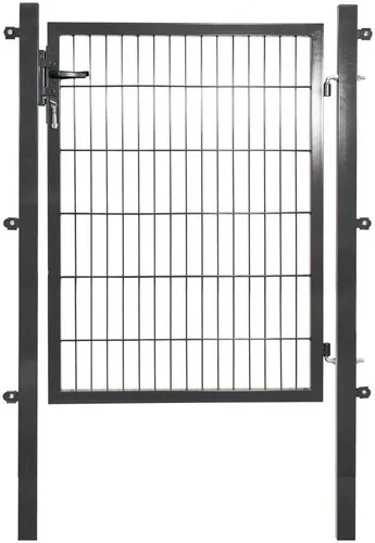 Arvotec Zauneinzeltür ESSENTIAL, 100-120 cm - Gartenzäune - UV-beständige Zauneinzeltür mit wechselbarem Türanschlag und robustem Zylinderschloss, ideal für langlebige Sicherheit in Ihrem Garten.