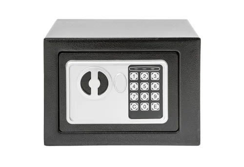 tectake Tresor Elektronischer Safe mit Doppelbolzen-Verschlusssystem