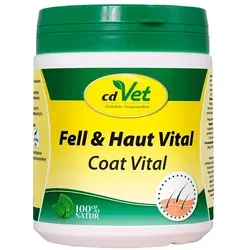 Fell Und Haut Vital veterinär - Tiergesundheit - Speziell entwickeltes Ergänzungsfuttermittel für gesunde Haut und glänzendes Fell bei Tieren, ideal zur Unterstützung der Fellpflege.