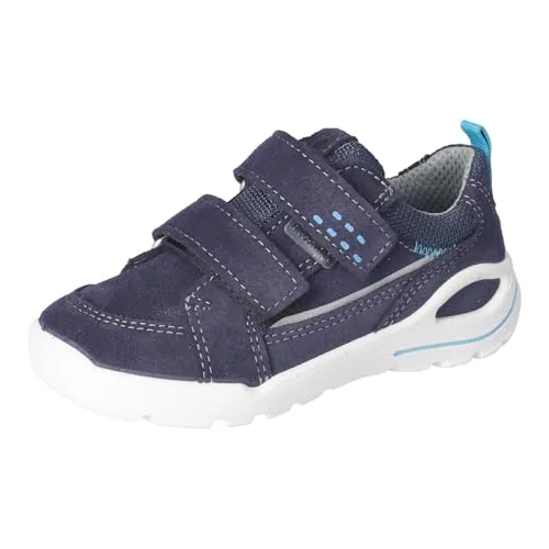 Ricosta Leder-Sneakers Dunkelblau Größe 31 für Kinder - Sneaker für Kinder mit Klettverschluss und rutschhemmender Sohle. Ideal für sicheren Halt und einfaches Anziehen, perfekt für aktive Kinder.