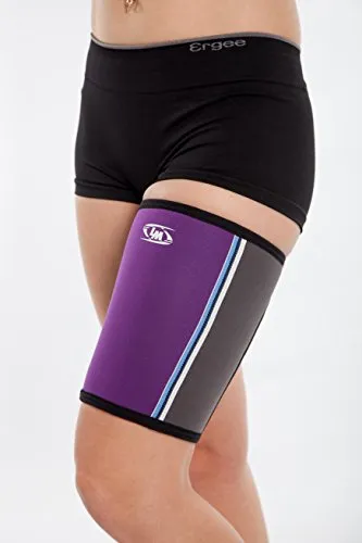 LOREY Hochwertige Oberschenkelbandage aus hochelastischem offenporigen Neopren (L)