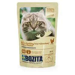 BOZITA Hähnchen-Topf-Stücke (Beutel) 85g von Bozita