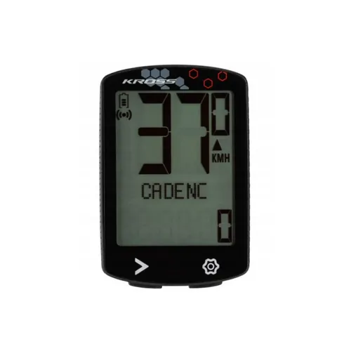 Kross KRC 325CUW – kabelloser Fahrradcomputer mit 25 Funktionen, USB-C