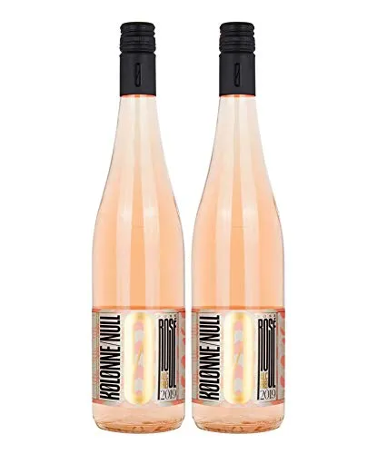 Kolonne Null - 0% Alkohol - 2x Rose - 2er Set Alkoholfreier Rose 0,75L- [Enthält Sulfite]