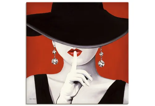 Poster & Bildende Kunst Rot von ARTland