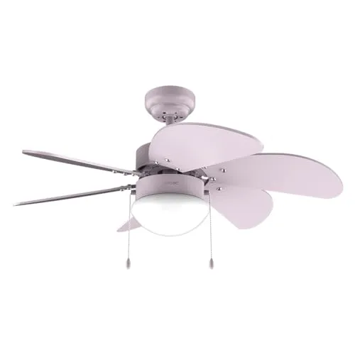 Cecotec EnergySilence Aero 3600 Vision Deckenventilator mit Licht - Ventilator mit 50 W Kupfermotor, 3 Geschwindigkeiten und 6 umschaltbaren Flügeln für optimalen Luftstrom. Ideal für Sommer- und Winterbetrieb, sorgt für frische Luft und angenehme Atmosphäre in Ihrem Zuhause.