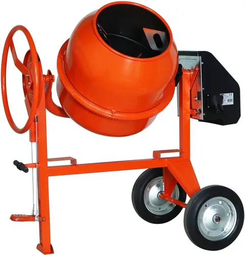 SIRL Profi Betonmischer PRO190TC 190L - Rührwerke mit 950 W Leistung und 190 L Trommelvolumen, ideal für effizientes Mischen von Beton und Mörtel, perfekt für Bauprojekte.