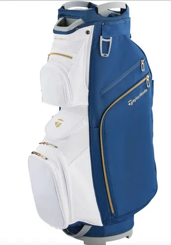TaylorMade Golfbag Kalea Gold Blau/Weiß Cartbag