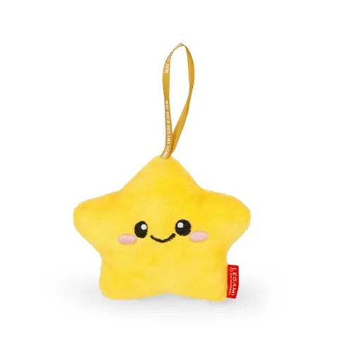 Plüsch Weihnachtsanhänger in gelb von Legami