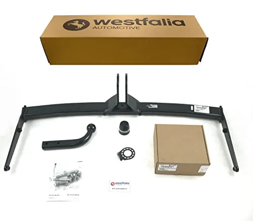 Westfalia starre Anhängerkupplung für VW Touran (BJ ab 09/2015) im Set mit 13-poligem fahrzeugspezifischen Westfalia Elektrosatz
