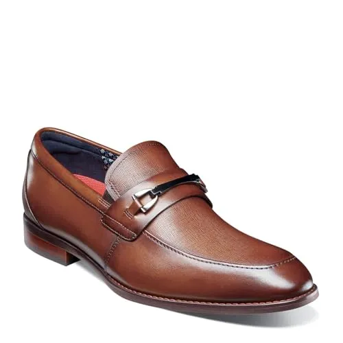 Stacy Adams Herren Kaylor Moc Toe Bit Slip-On, Cognac, 47 EU
