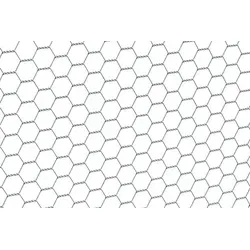 Alberts Sechseckgeflecht 100 cm hoch, 10 m lang - Gartenzäune, verzinktes Sechseckgeflecht für langlebigen Schutz vor Wildkaninchen und als vielseitige Lösung für den Garten.