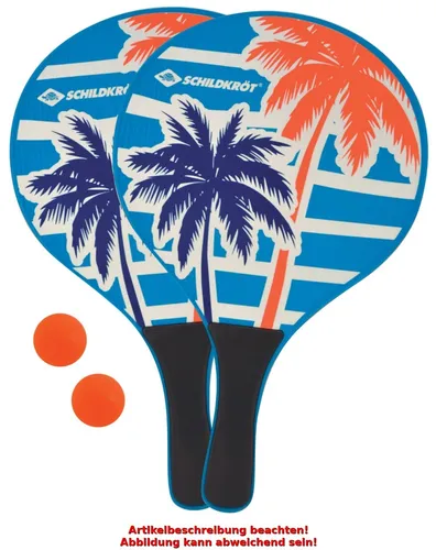 SCHILDKRÖT Beach Paddle Ball Set, 4-teilig