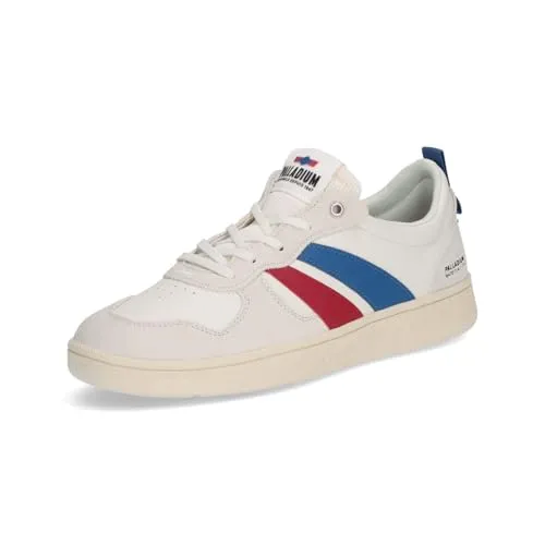 Palladium Damen High Sneaker Pallacup Flame LTH 74485-160-M Weiß - Sneaker aus hochwertigem Leder, atmungsaktiv und mit bequemer Weite, ideal für sportliche Freizeitaktivitäten.