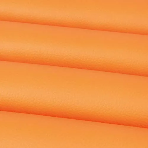 Bestlivings Kunstleder in Orange als laufende Meterware, Bezugs Polsterstoff viele Farben in Lederoptik zum Nähen und Beziehen 145cm Breite