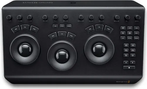 Blackmagic Design Davinci Resolve Micro Color Panel - Foto- & Video-Zubehör mit 12 Farbkorrektur-Controls und Bluetooth 5.1 für präzise Farbkorrekturen und einfache Navigation.
