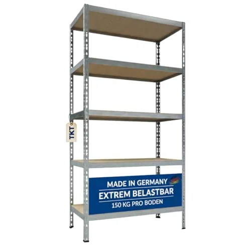 TKT Work System Schwerlastregal mit Holzböden 180x90x40cm von Unbekannt