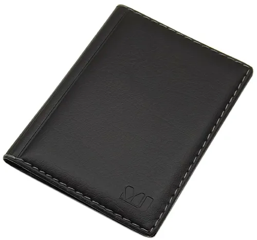 Ausweisetui Ausweistasche Ausweismäppchen Kreditkartenetui Schwarz