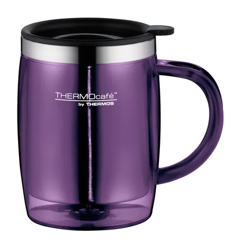 Thermos Tasse Desktop Mug TC Thermobecher Kaffeebecher Edelstahl Purple 350 ml