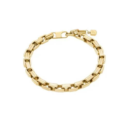 Fossil Raquel Damenarmband aus Edelstahl in Gold-Ton von Fossil