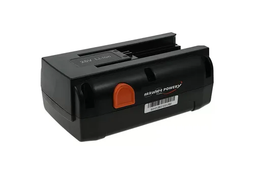 Akku für Gardena Akku-Spindelmäher 380 Li 25V 3000mAh - Hochwertiger Ersatzakku für Gardena 380 Li mit 25 Volt und 3000 mAh. Ideal für längere Einsätze im Garten, sorgt für zuverlässige Leistung und eine hohe Anzahl von Ladezyklen.