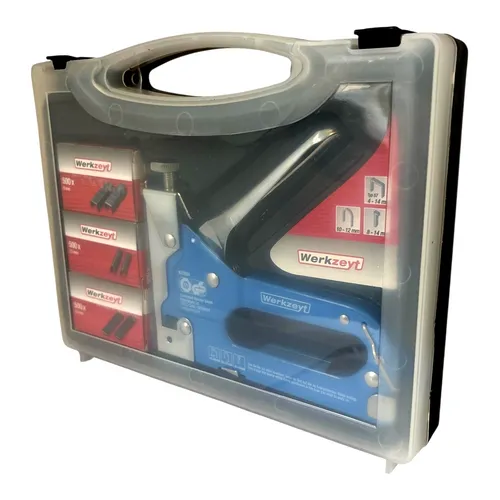 CON:P Profi-Tacker und Nagler im Koffer inklusive Tackerklammern