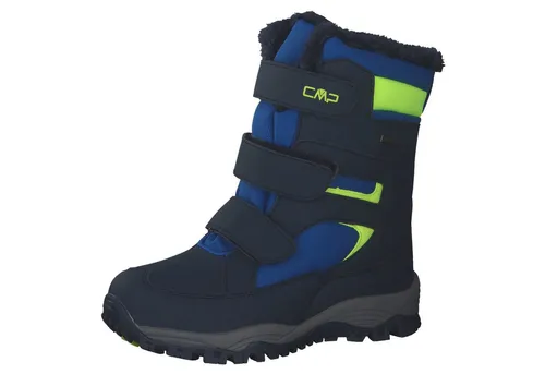 CMP Kid's Hexis Snow Boot Waterproof - Wasserdichte Winterschuhe in Blau, Größe 33 - Wasserdichte Winterstiefel mit Clima Protect Laminat, isolierend und ideal für Winterwanderungen. Perfekt für kalte Tage!