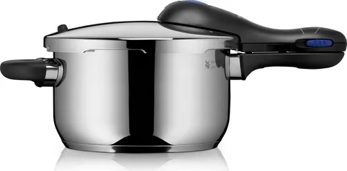 WMF Perfect Plus One Pot Schnellkochtopf 4,5l - Kochtöpfe mit Flammschutz, 2 Kochstufen und TÜV-geprüftem Sicherheitssystem für sicheres Kochen auf allen Herdarten, inklusive Induktion.