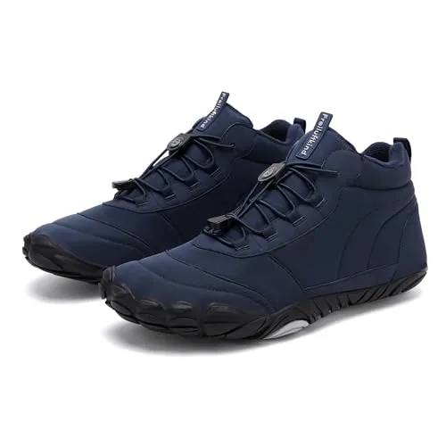 Freiluftkind Das Original – Kepler Barfußschuhe (Blau/Größe EU 42) – warm gefüttert und wasserabweisend für jedes Abenteuer - Der Kepler Barfußschuh bietet warmen Komfort und ist wasserabweisend. Ideal für Outdoor-Aktivitäten, sorgt er für ein natürliches Gehgefühl und unterstützt die Fußgesundheit.