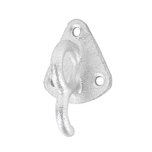 APT Planenhaken Metall mit Öse 70 x 45mm Stahl verzinkt Netz Haken für Anhänger (10)