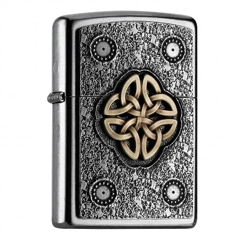 ZIPPO Street chrom keltischer Knoten 2004750 in silber von Zippo GmbH