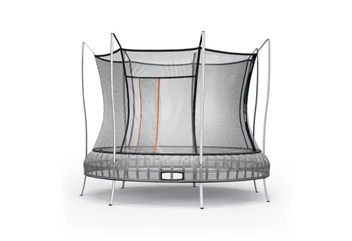 Vuly Gartentrampolin Thunder L, Ø 366 cm - Trampolin mit Blattfedern, ideal für sicheres Springvergnügen im Garten, maximal 150 kg Benutzergewicht, ab 6 Jahren, nur unter Aufsicht verwenden.
