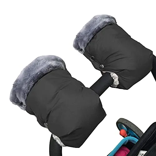 Alihoo Kinderwagen Handwärmer, 1 Paar Kinderwagen Handmuff Warme Handschuhe für Eltern Betreuer Kutsche Handmuffs Kinderwagen,Buggy
