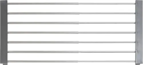 Rosenstein & Söhne Teleskop Einlegeboden: Universal-Einlegeboden, für Kühlschrank/Regale, ausziehbar bis 60 cm (Kühlschrankteiler, Kühlschrank Gitter, Küchenhelfer)