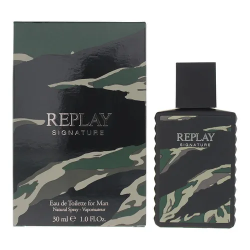 Replay Signature For Man Eau de Toilette 30ml Mens Fragrance