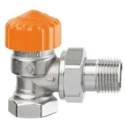 HEIMEIER Thermostat-Ventilunterteil Eclipse, Eckform, verkürzt, DN 15