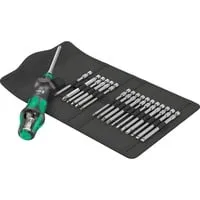 Wera 05057483001 Kompakt Turbo Imperial 1 Bit-Set 15-teilig 1/4