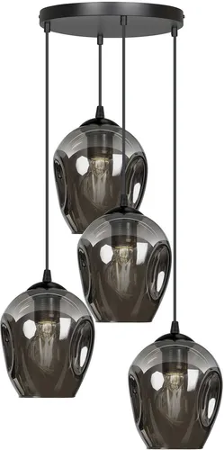 Produktbild Hängeleuchte Istar, Schwarz, Metall, Glas, 40x100x40 cm