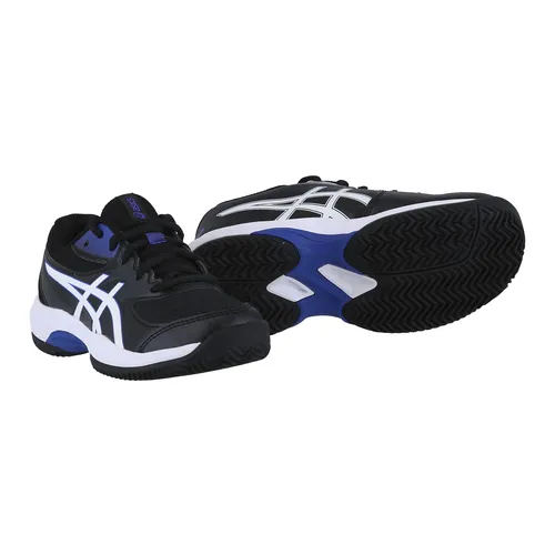 Asics Gel-Game Gs Clay - Sportlicher Tennisschuh für Kinder - Kinder-Halbschuhe mit optimaler Dämpfung und rutschfester Sohle, ideal für Sandplatz-Courts.