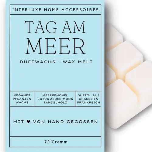 Interluxe Duftmelt Tag am Meer Duftwachs Raumduft Wachsmelt Wax Melt