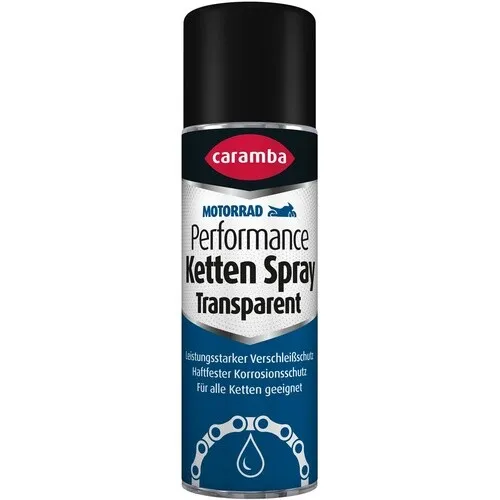 CARAMBA Motorrad-Ketten-Spray transparent 300ml - Schmiermittel-Spray für optimalen Kettenschutz, schützt vor Verschleiß und sorgt für eine längere Lebensdauer Ihrer Motorradkette.